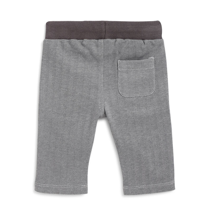 Boys Medium Grey Applique Sweatshirt with Trouser image number 3